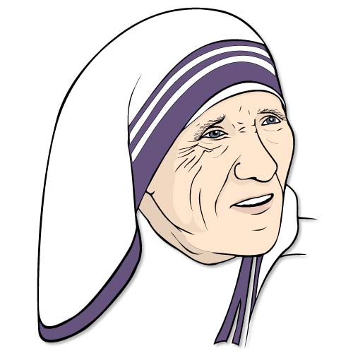 clipart of mother teresa - photo #1